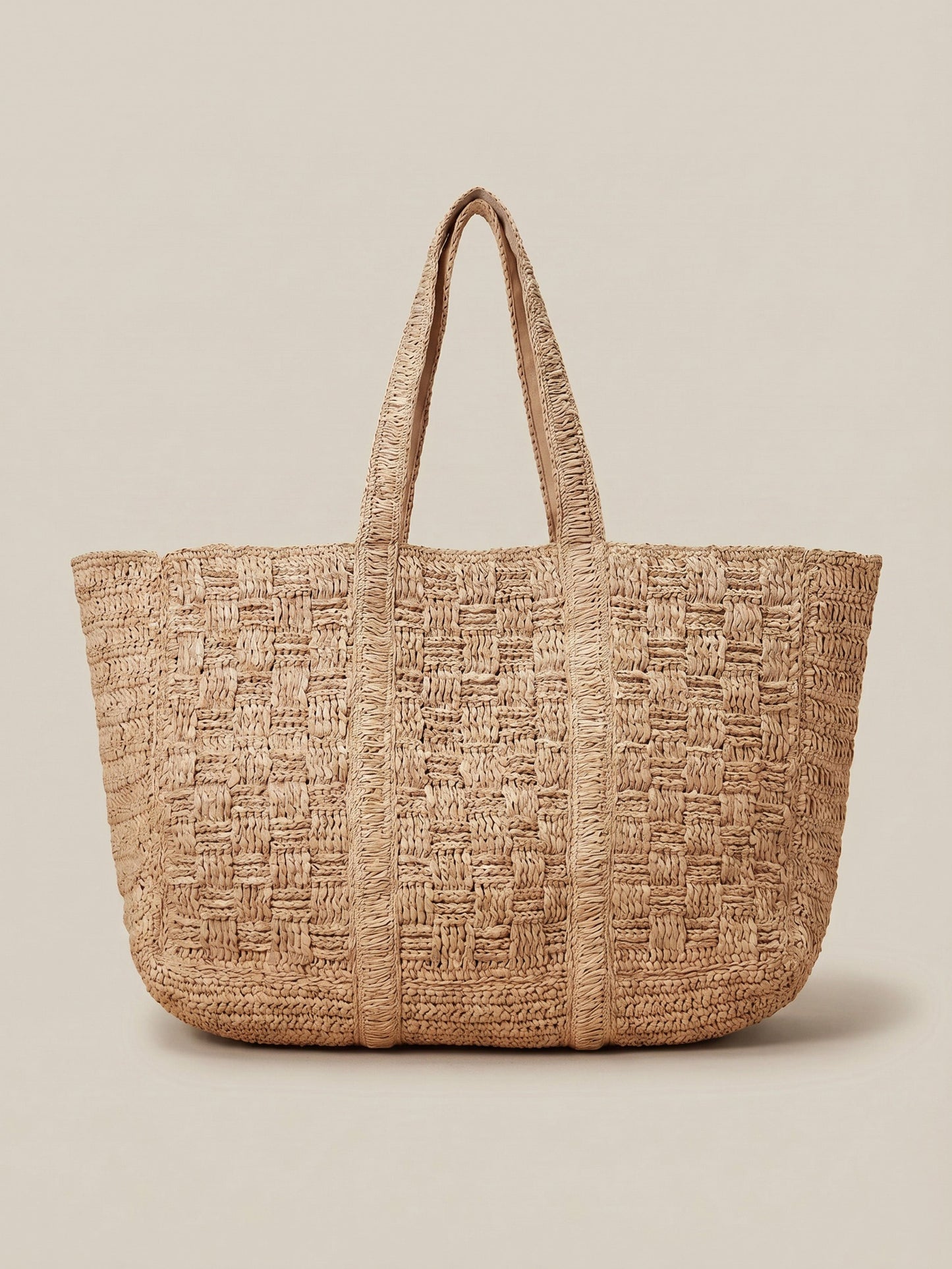 Straw Market Tote - Natural