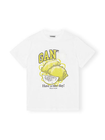 Comfortable cotton T-shirt with round neck and short sleeves