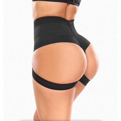 Butt lifter tummy control button shaping pants