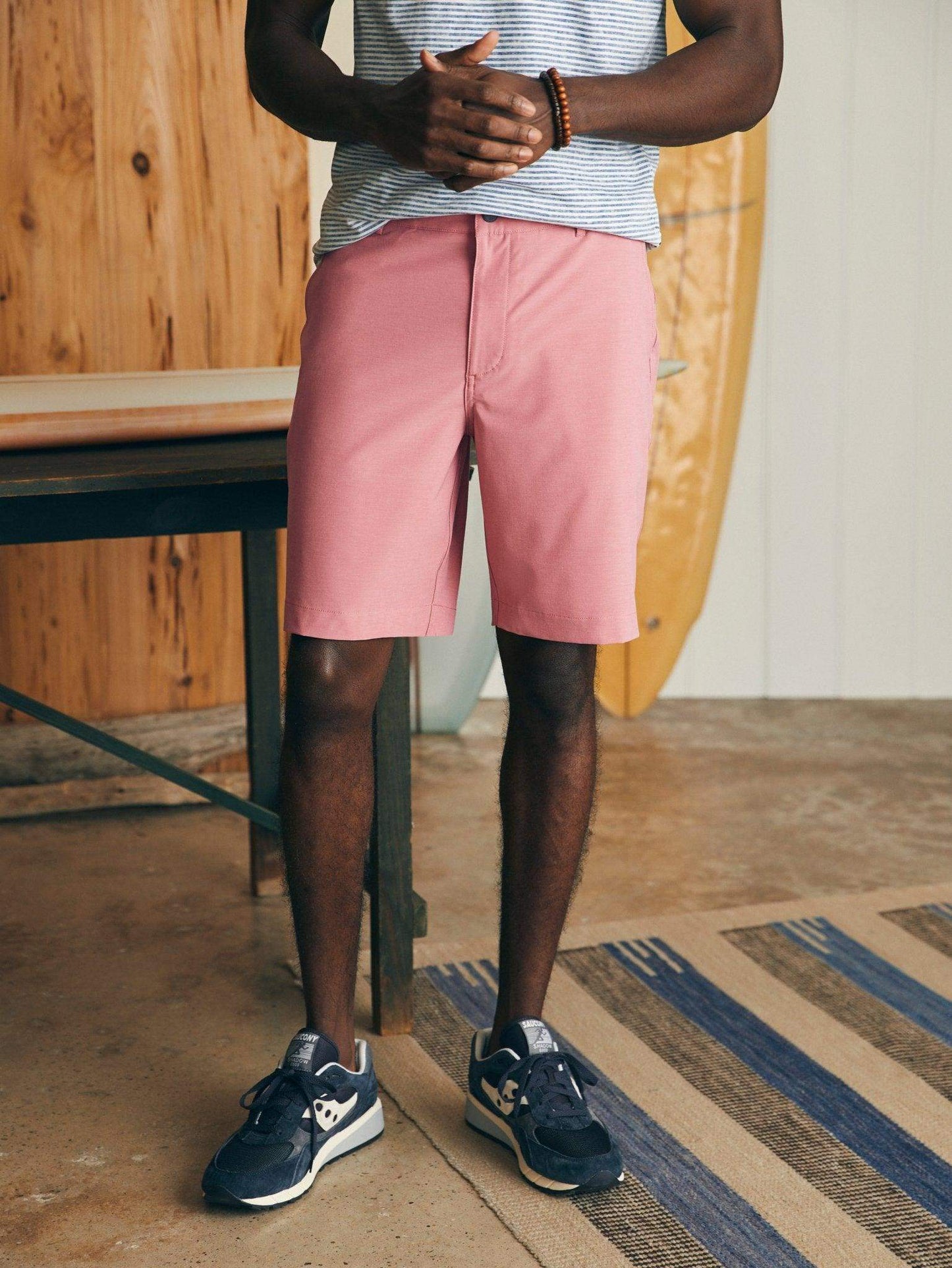 Belt Loop All Day Shorts (9") - Faded Flag