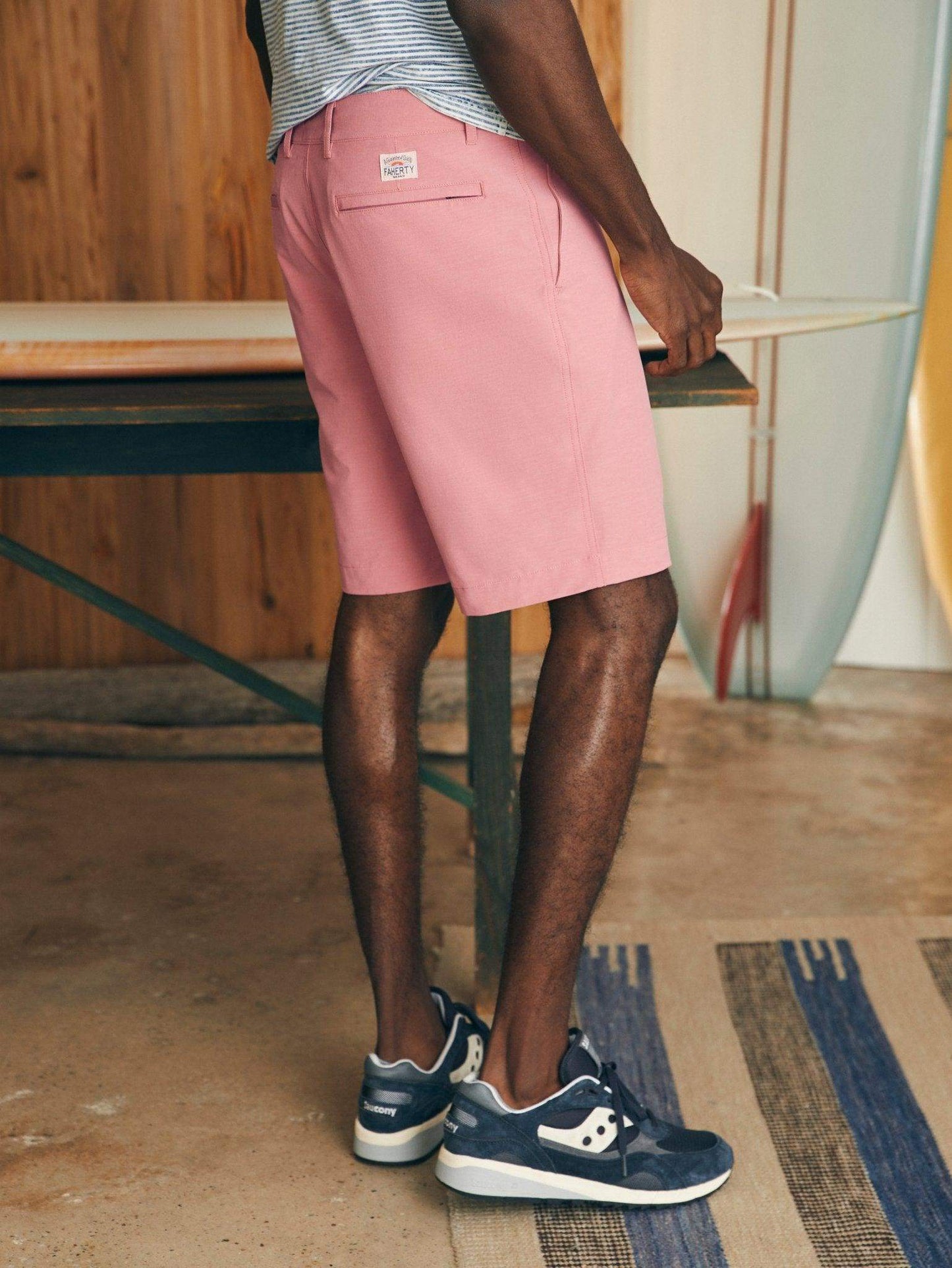 Belt Loop All Day Shorts (9") - Faded Flag
