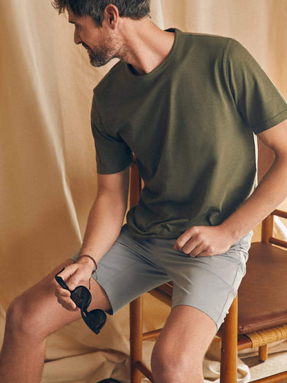 Belt Loop All Day Shorts (9") - Ice Grey