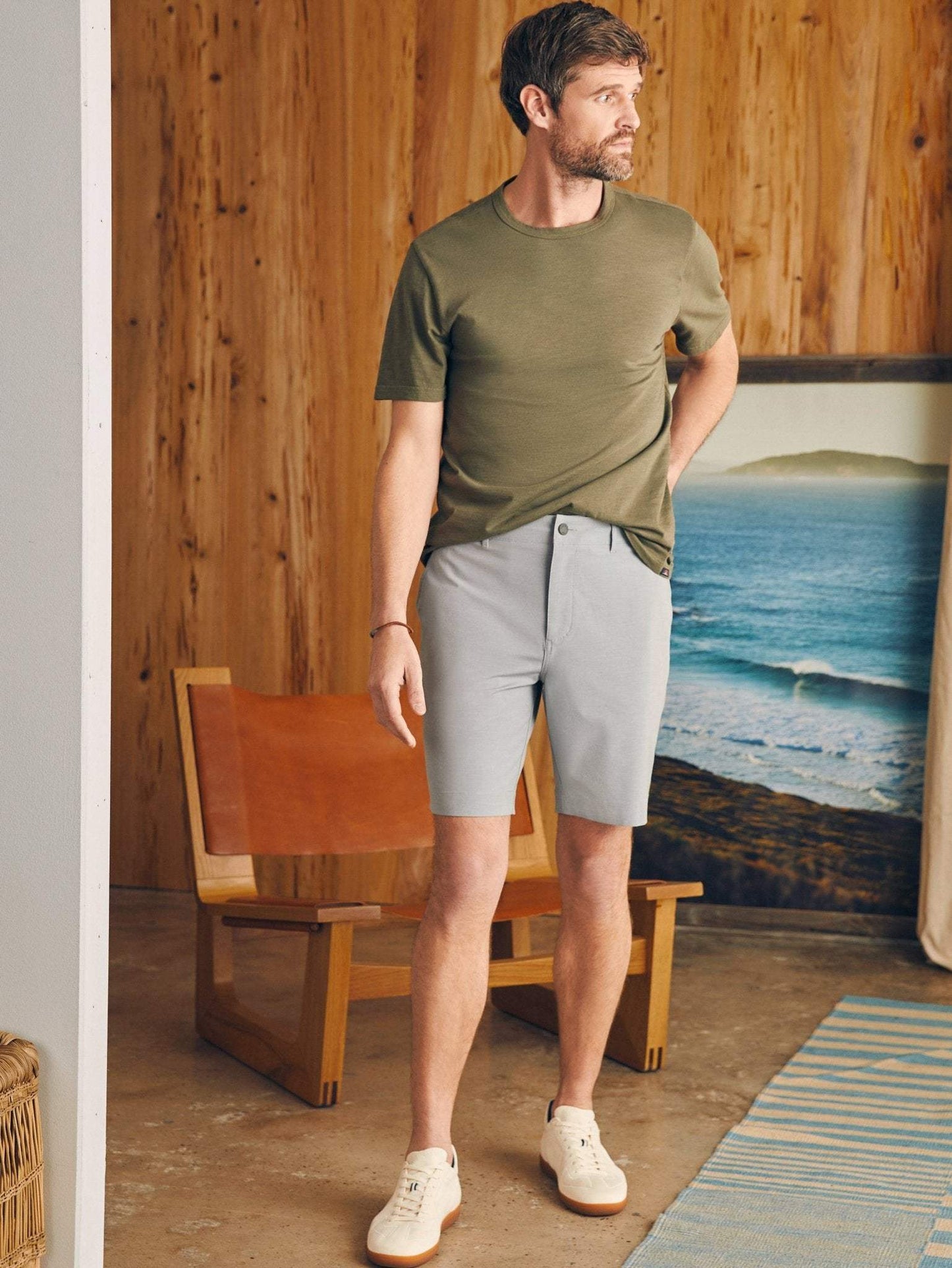 Belt Loop All Day Shorts (9") - Ice Grey