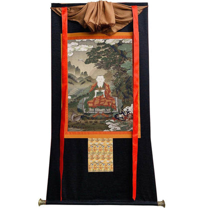 Amitabha Buddha - Tibetan thangka painting, view 8