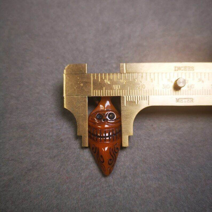 Amulet,Skull Vajra Kila Dorje Phurba Pendant - Tibetan Buddhist amulet, view 8