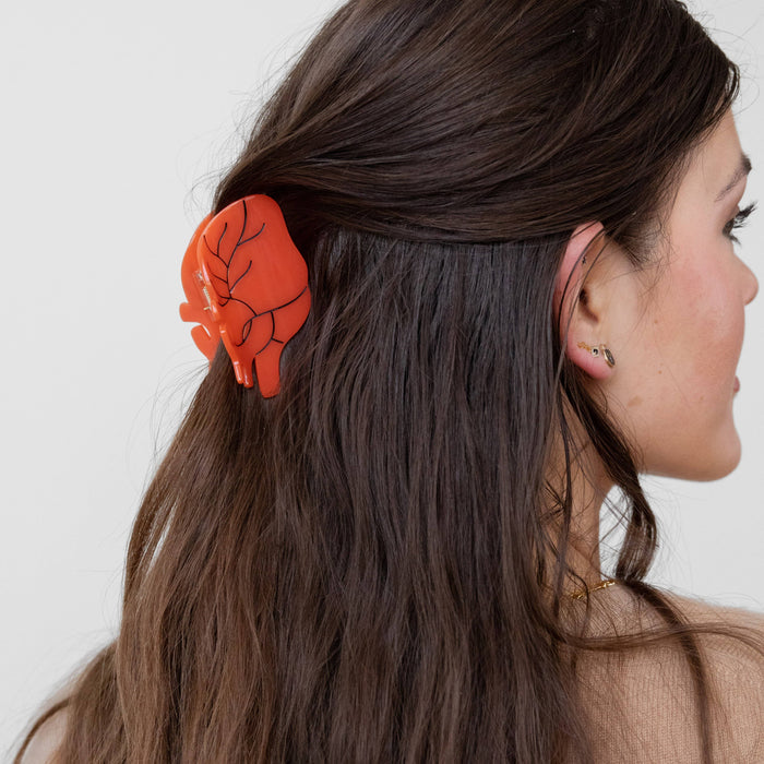 Anatomical Heart Claw Clip