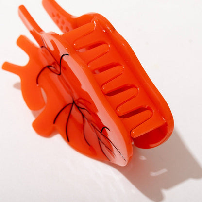 Anatomical Heart Claw Clip