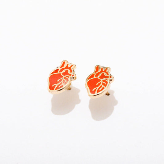 Anatomical Heart Studs