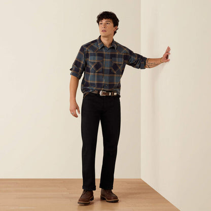 Ariat retro harbert fitted western snap shirt