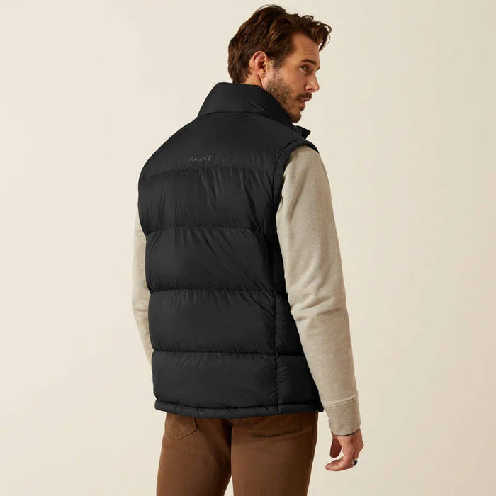 Ariat ultra puff down vest for men