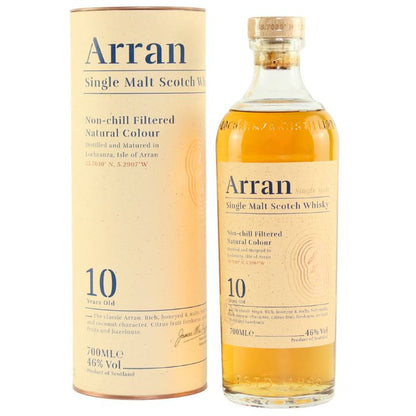 Arran 10 Year Old Single Malt Whisky (70cl 46%)