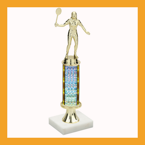 Badminton Pedestal Trophy