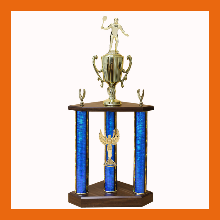 Badminton Three Poster Trophy