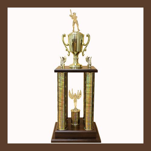 Baseball, Softball, & T-Ball Four Poster Trophy