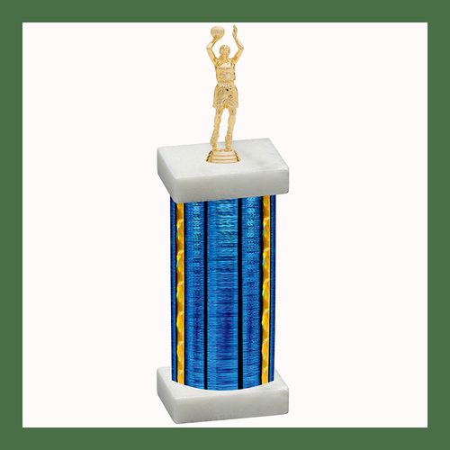 Basketball Column Trophy