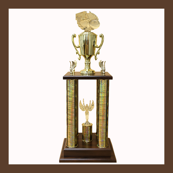 Basketball Four Poster Trophy