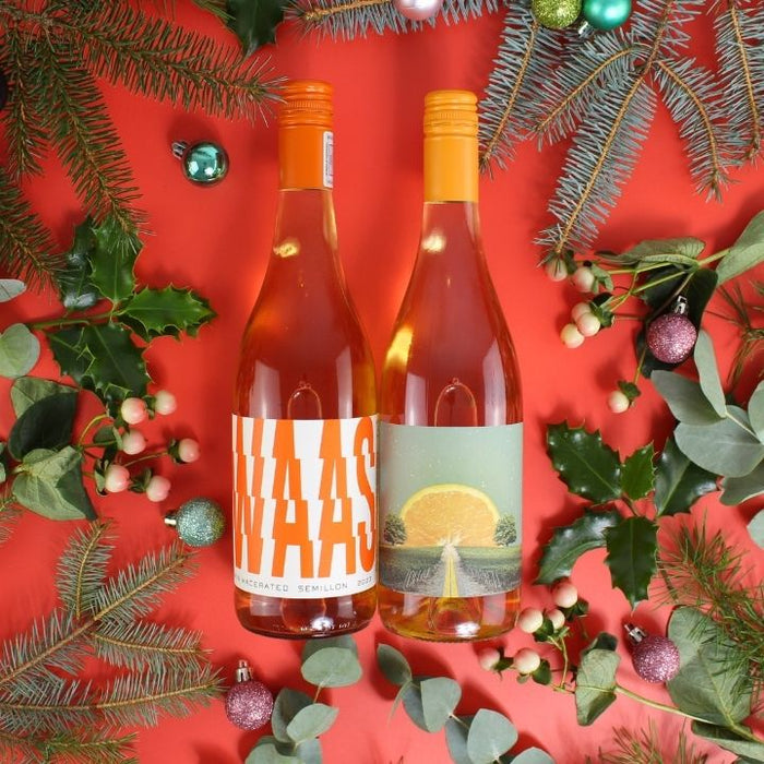 Birthday Orange Duo: Fruity & Textured Skin-Contact Orange Wine Gift