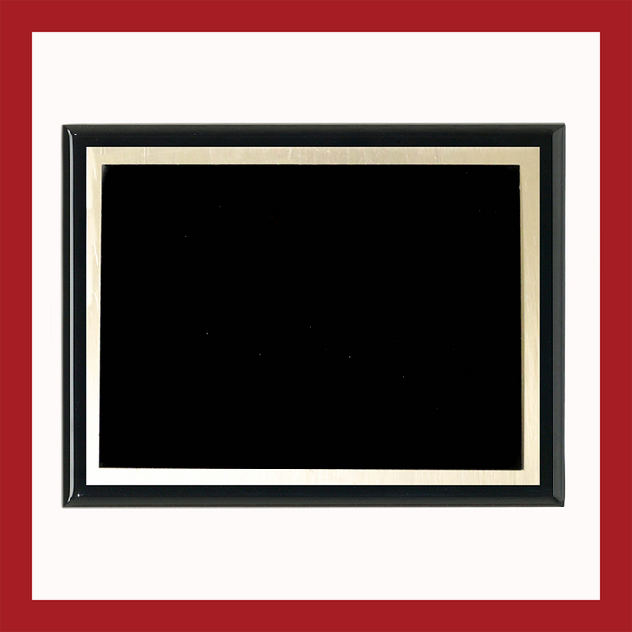 Black Piano Finish Horizontal Plaques