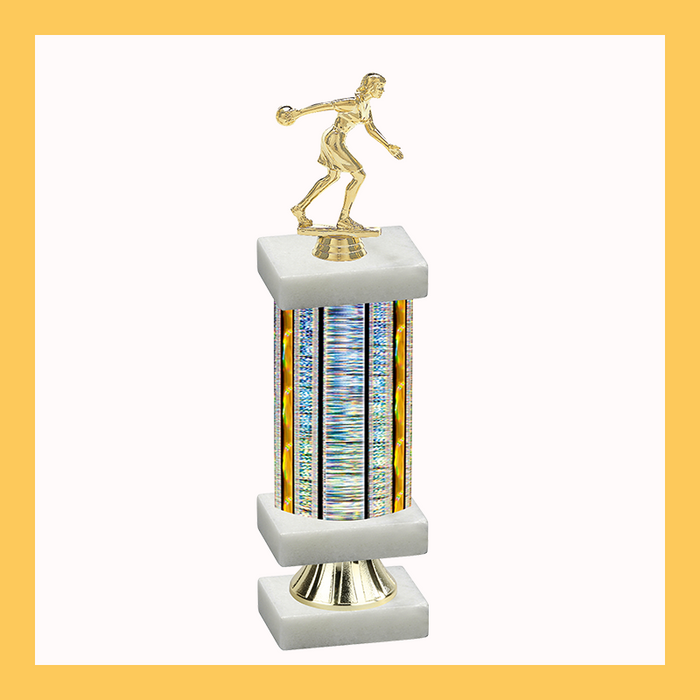 Bowling Column Riser Trophy