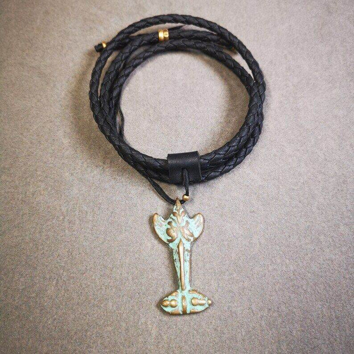 Buddhist Amulet Garuda,Garula,Golden-winged Bird Pendant - Tibetan Buddhist amulet, view 4