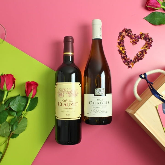 Buyer's Choice Duo - Bordeaux and Chablis Wine Gift