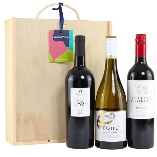 Buyer's Choice Trio: Ripe and Intense Red and White Wine Gift