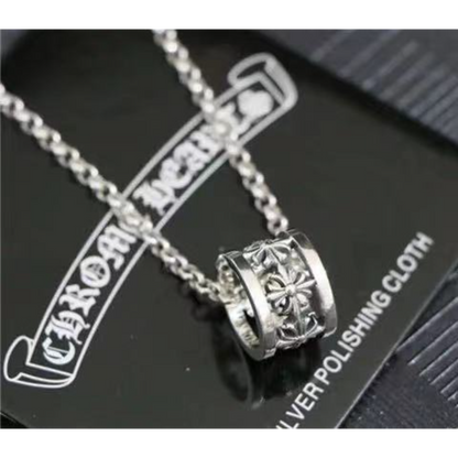 Chrome Hearts Necklace Circle Cross Necklace for Men and Women