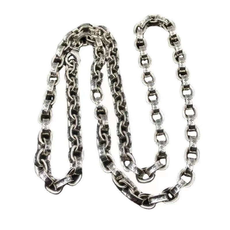 Chrome Hearts Necklace Cross Letter Necklace Vintage Men's and Women's Same