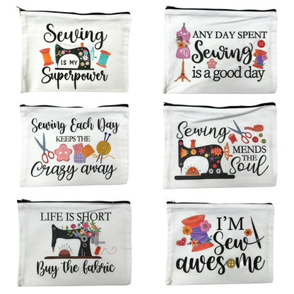 Canvas Sewing Pouch