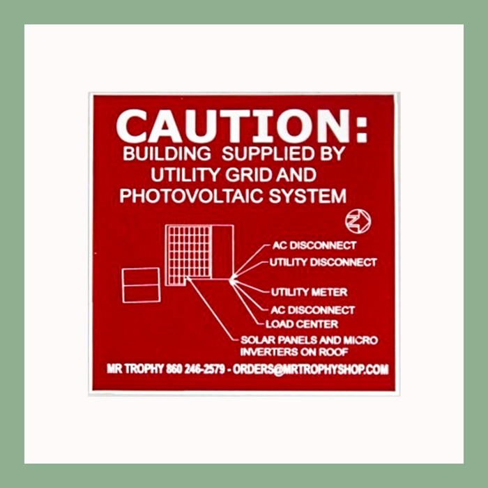 Caution Placard
