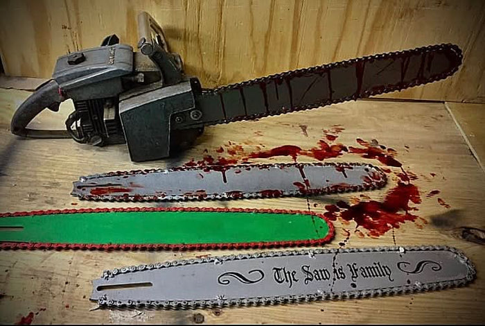 "Chainsaw Blades" Halloween Prop