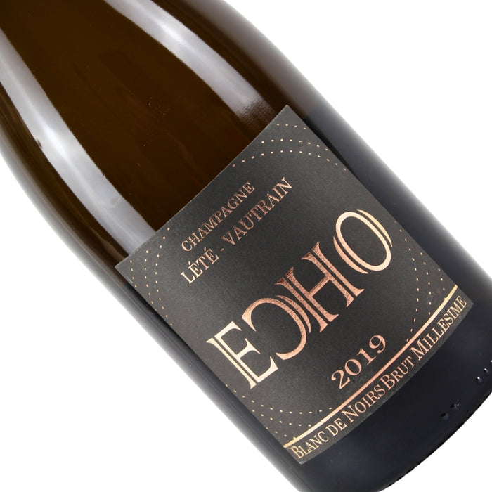 Lete Vautrain Wine bottle with 'Echo' label on a white background
