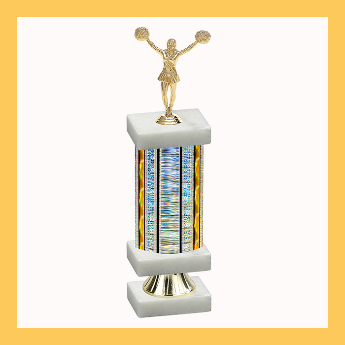 Cheerleading Column Riser Trophy
