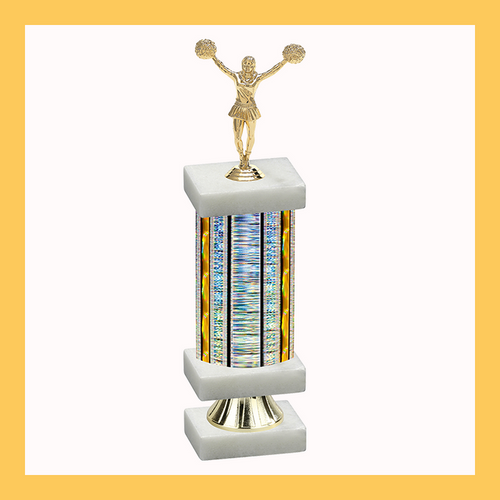 Cheerleading Column Riser Trophy