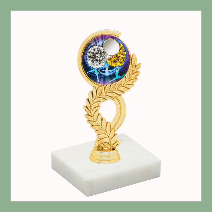 Cheerleading Mylar Figurine Trophy