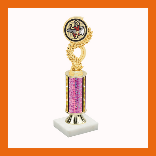 Cheerleading Mylar Riser Trophy