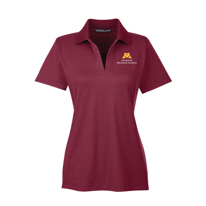 College of Biological Sciences Women's Performance Polo - ships directly from maker