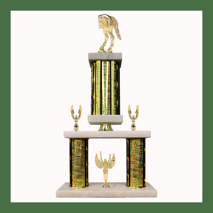 Comic Marble Mini Two Poster Pedestal Trophy