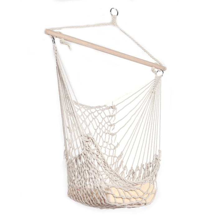 Cotton Rope Hammock Chair-TopOnlineBargains.Com