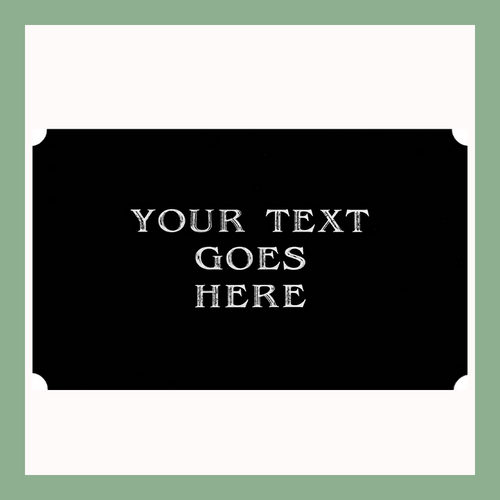 Custom Size | Black Aluminium Notched Plates