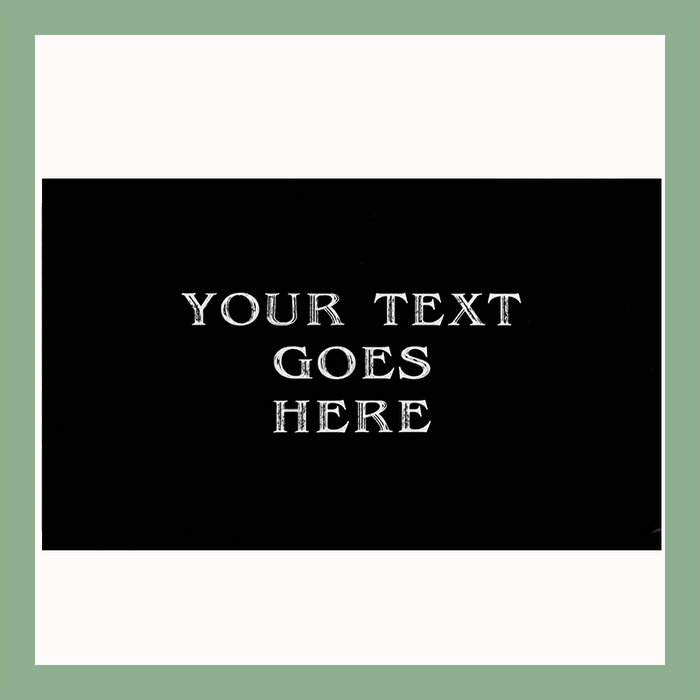 Custom Size | Black Aluminium Plates