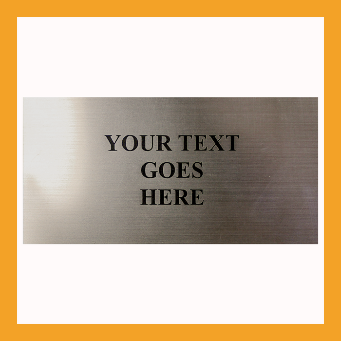 Custom Size | Silver Flexi Plates For Perpetual Plaques & More