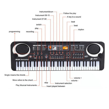 Digital Music Keyboard-TopOnlineBargains.Com