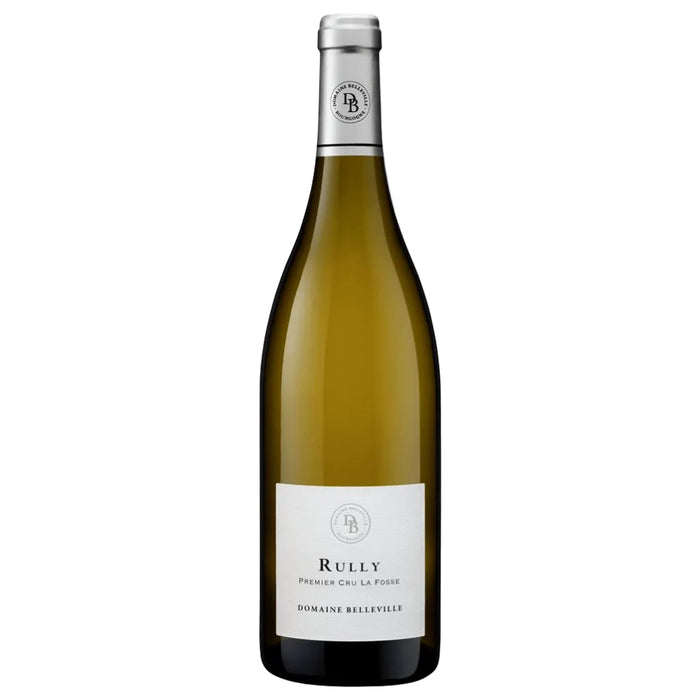 Bottle of wine with a pre-order label for Burgundy 2024 on a white background