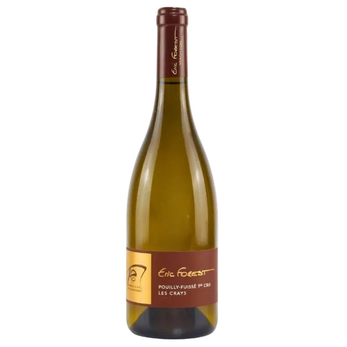 Eric Forest Wine bottle on a white background