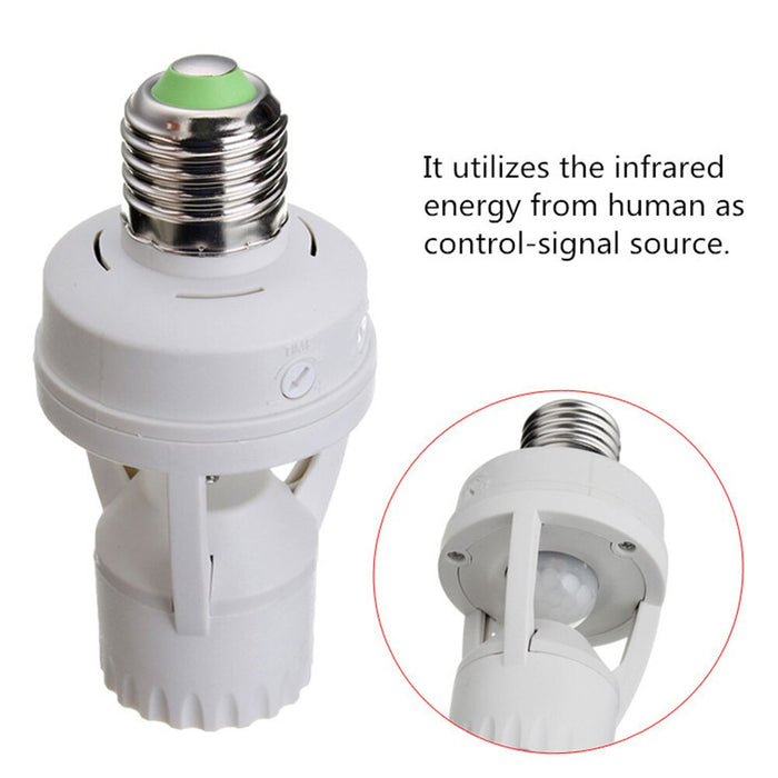 E27 Lamp Socket Motion and Light Sensor-TopOnlineBargains.Com