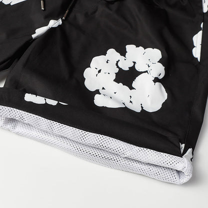 Denim Tears Shorts flower woven
