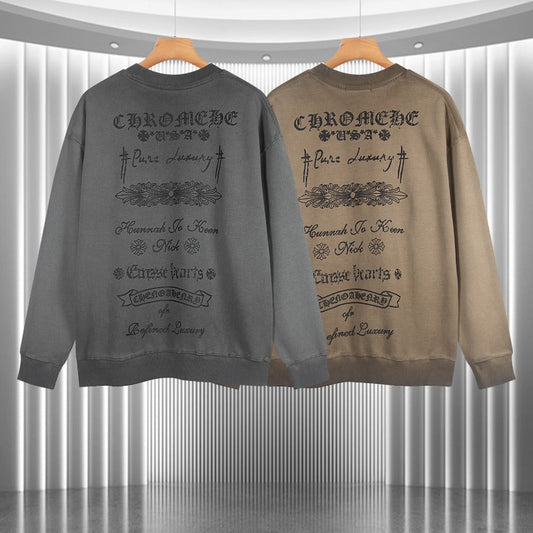 Chrome Hearts Sweatshirt Autumn/Winter Crew Neck Sweater