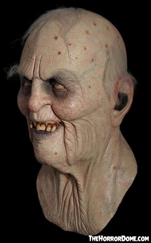 Old Woman Halloween Mask - Elsa: Perfect Partner for Winston the Old Man. Collectors-Quality, Intricately Detailed Mask with Realistic Hair and Pale Skin Tone.