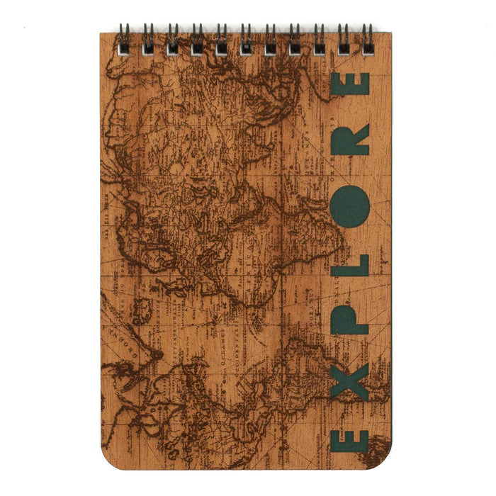 Explore Mahogany Notepad With Lined Paper